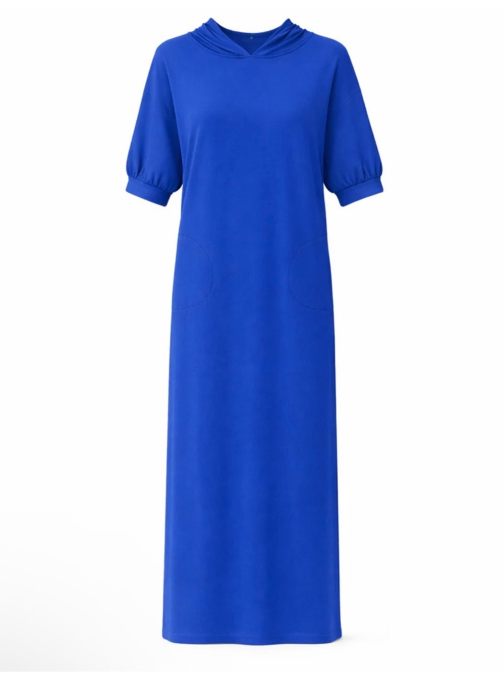 [NWT] $150 ALEEZA PARIS Essential Dolman Maxi Dress in Royal Blue. Size XS